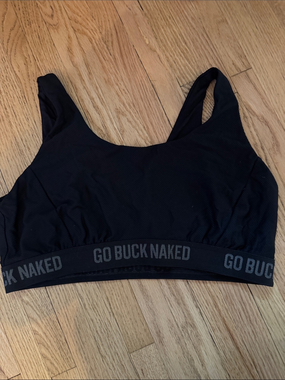Duluth Trading Co Black Scoop Sports Bra - Buck Naked